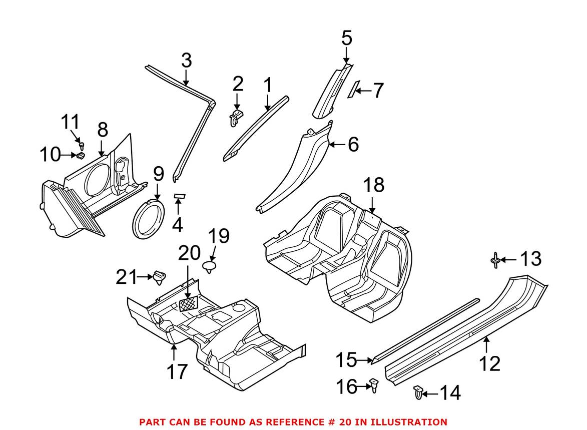 BMW Cargo Net 51472261407